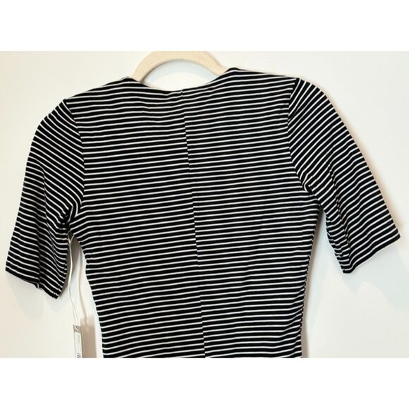 Everlane Striped Bodysuit Short Sleeves Size Small Supima Cotton. - Picture 9 of 15